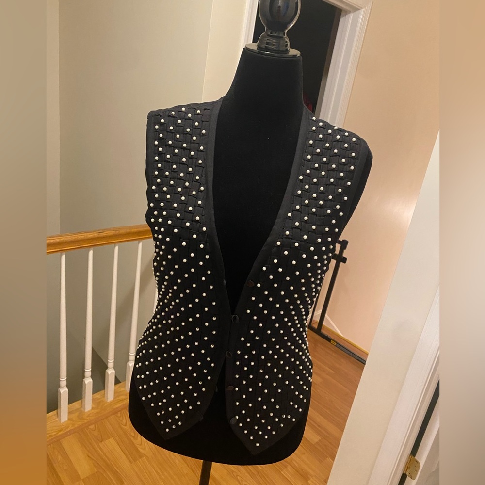 90s Vintage Handbeaded Vest